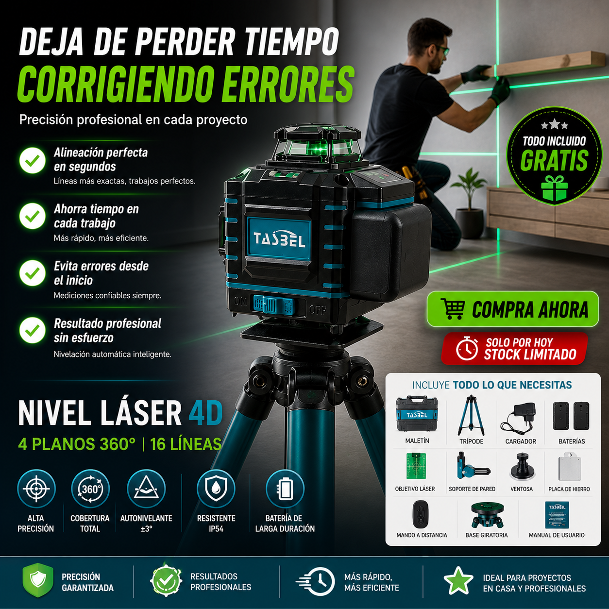 NivelTech 4D - ¡Resultados profesionales fáciles!