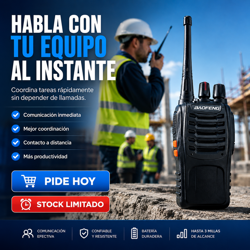 PowerTalk Elite - ¡Habla con tu equipo en segundos!