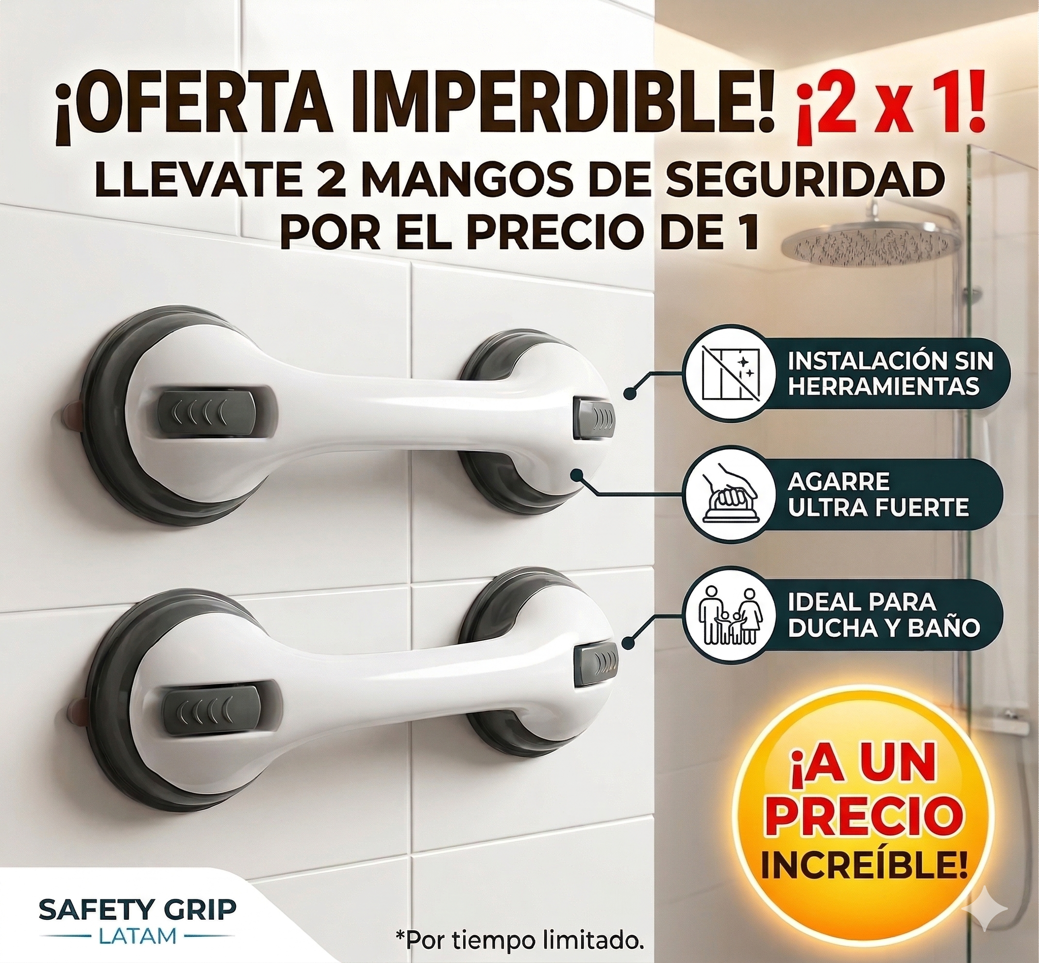 GripSecure 2X1 - ¡Agarre firme donde lo necesites!