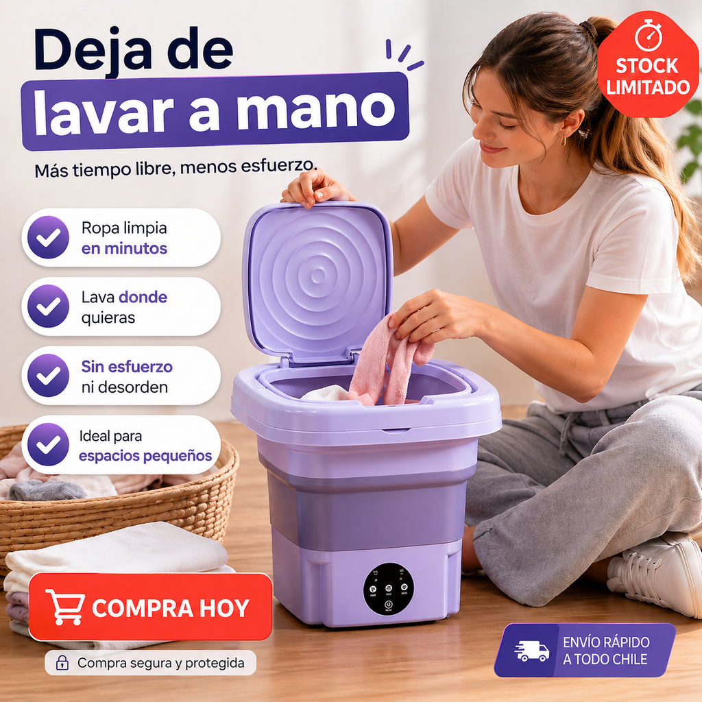 PocketWash - ¡Ropa limpia donde estés!