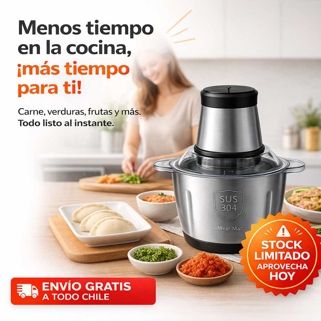 ChefMini🌽🔪 ¡Pica, muele y corta en segundos!
