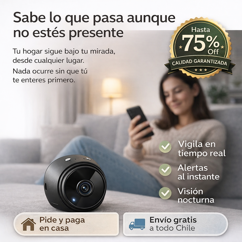 NestCam Pro 📹 ¡Vigila tu hogar desde donde estés!