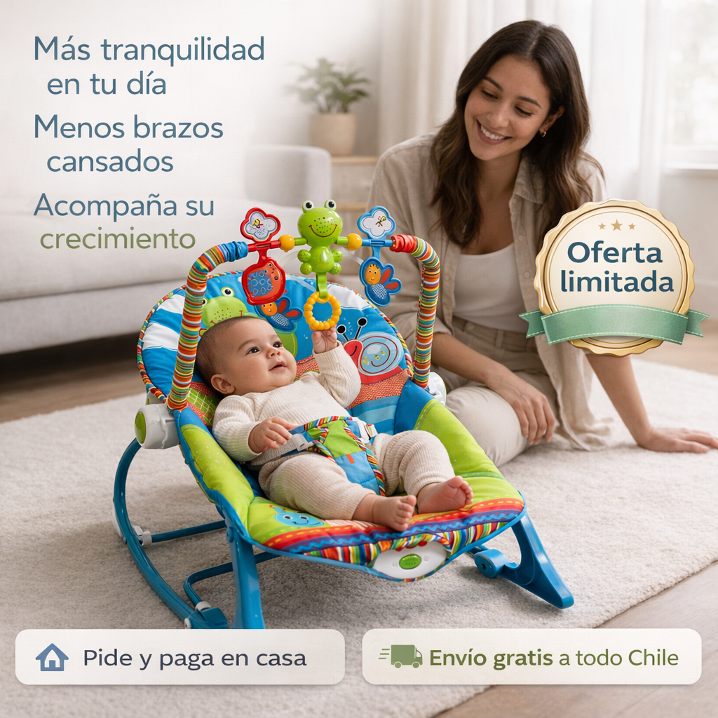 Mecedora GrowSeat👼 ¡El asiento que se adapta mientras tu bebé crece!