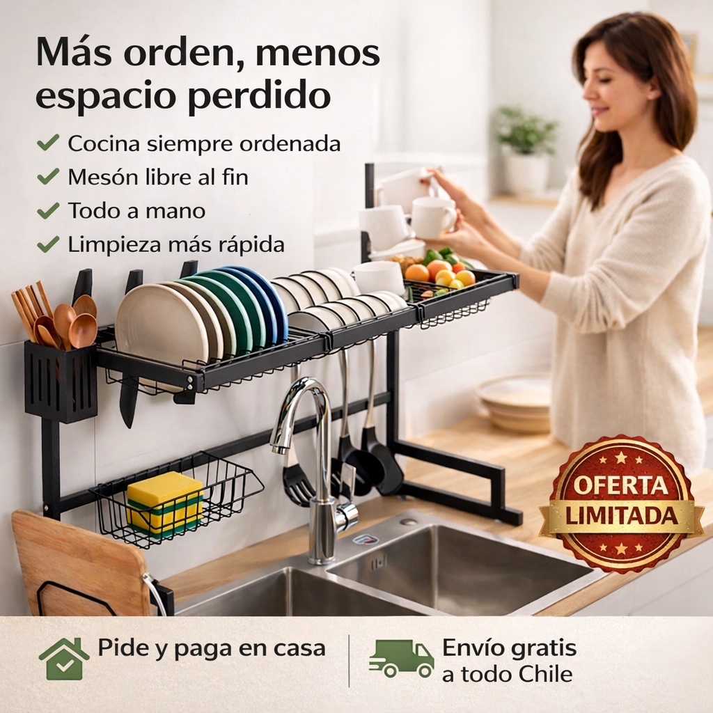 RackPro 🚿🍳 ¡Más orden, menos espacio perdido!