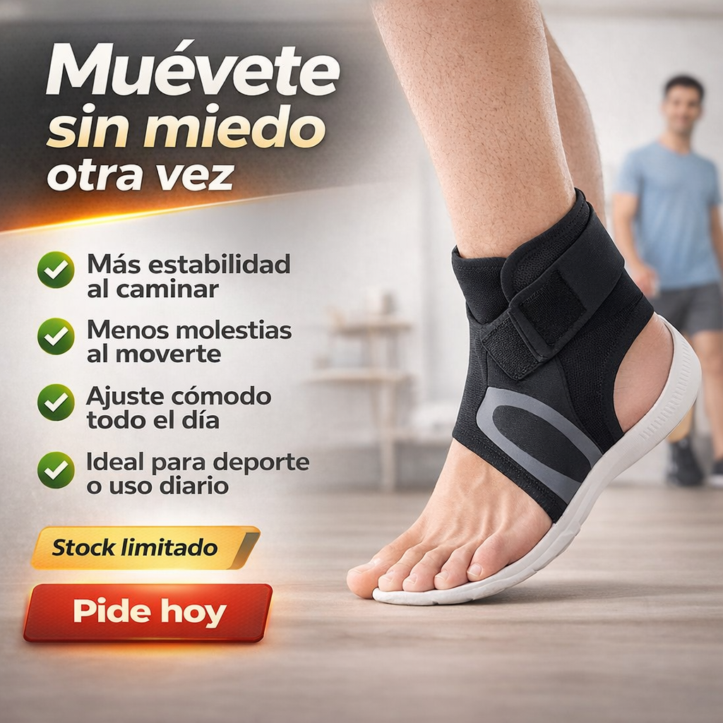 FlexAnkle Pro ¡Soporte firme sin limitar movimiento!