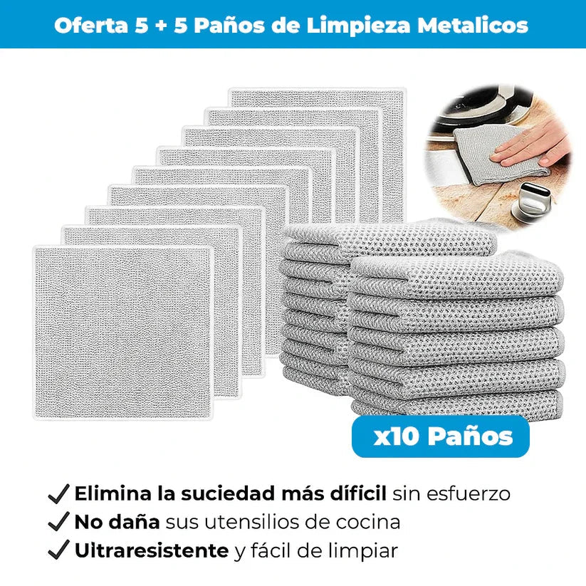 SteelClean x10 - ¡Quita grasa sin rayar!