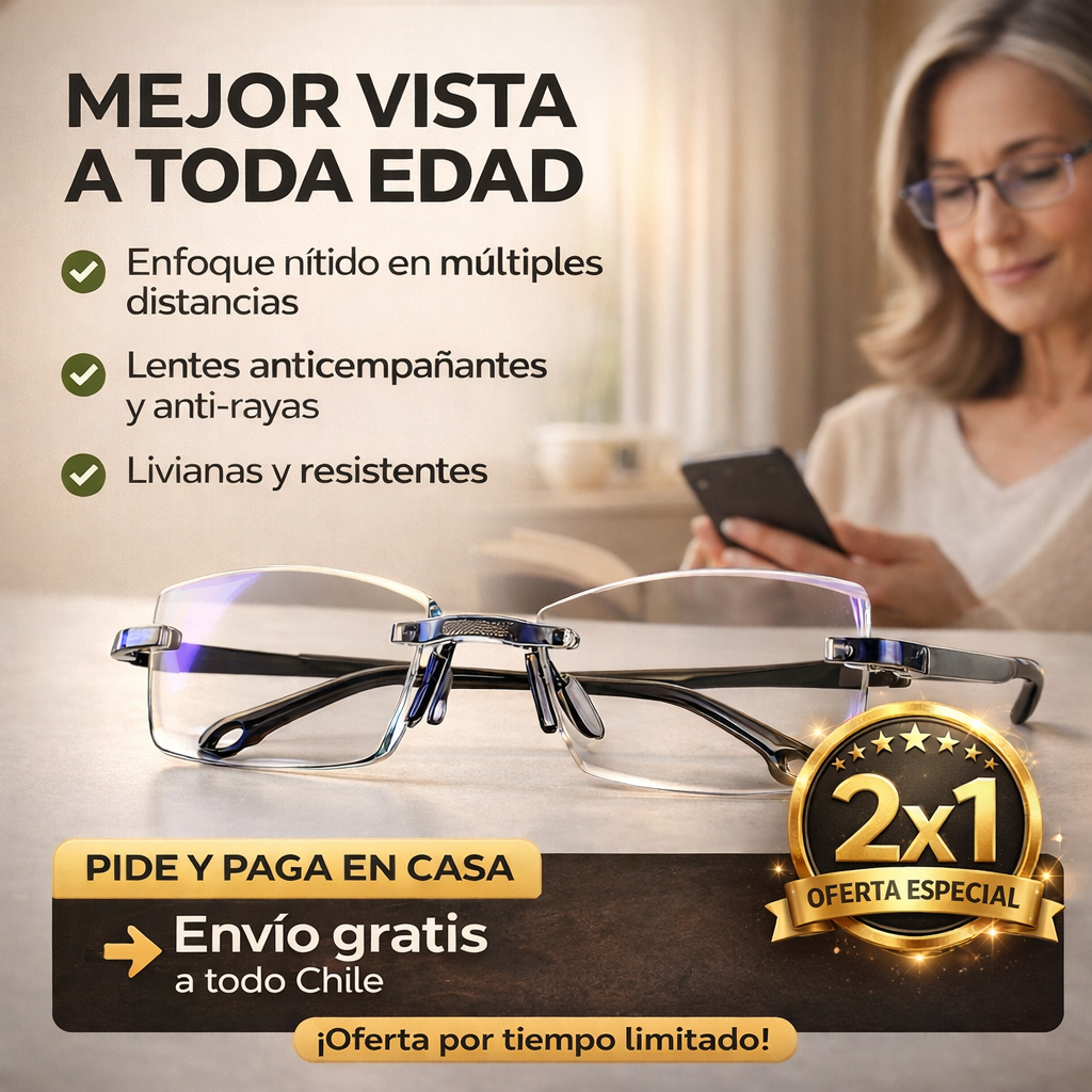 LensX Pro 👀 2X1 🎁 ¡Ves bien de cerca y de lejos, sin cambiar de lentes!