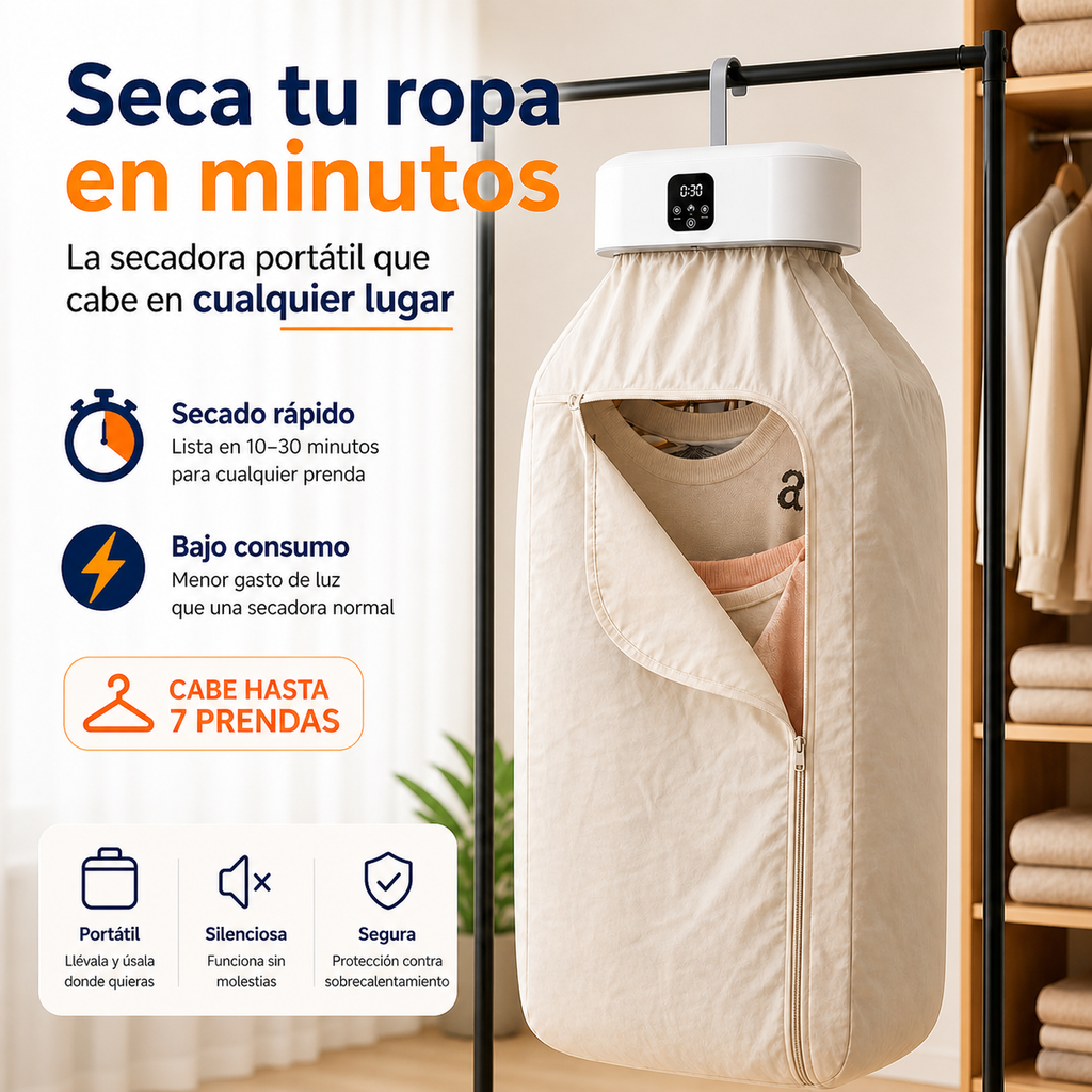 DryPocket - ¡Ropa seca sin olor en minutos!