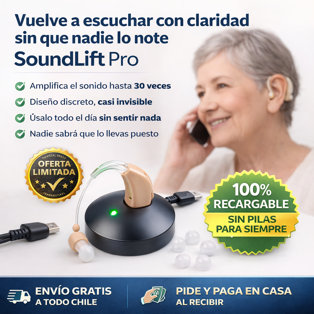 SoundLift Pro 👴🎧 ¡Vuelve a escuchar con claridad sin que nadie lo note!