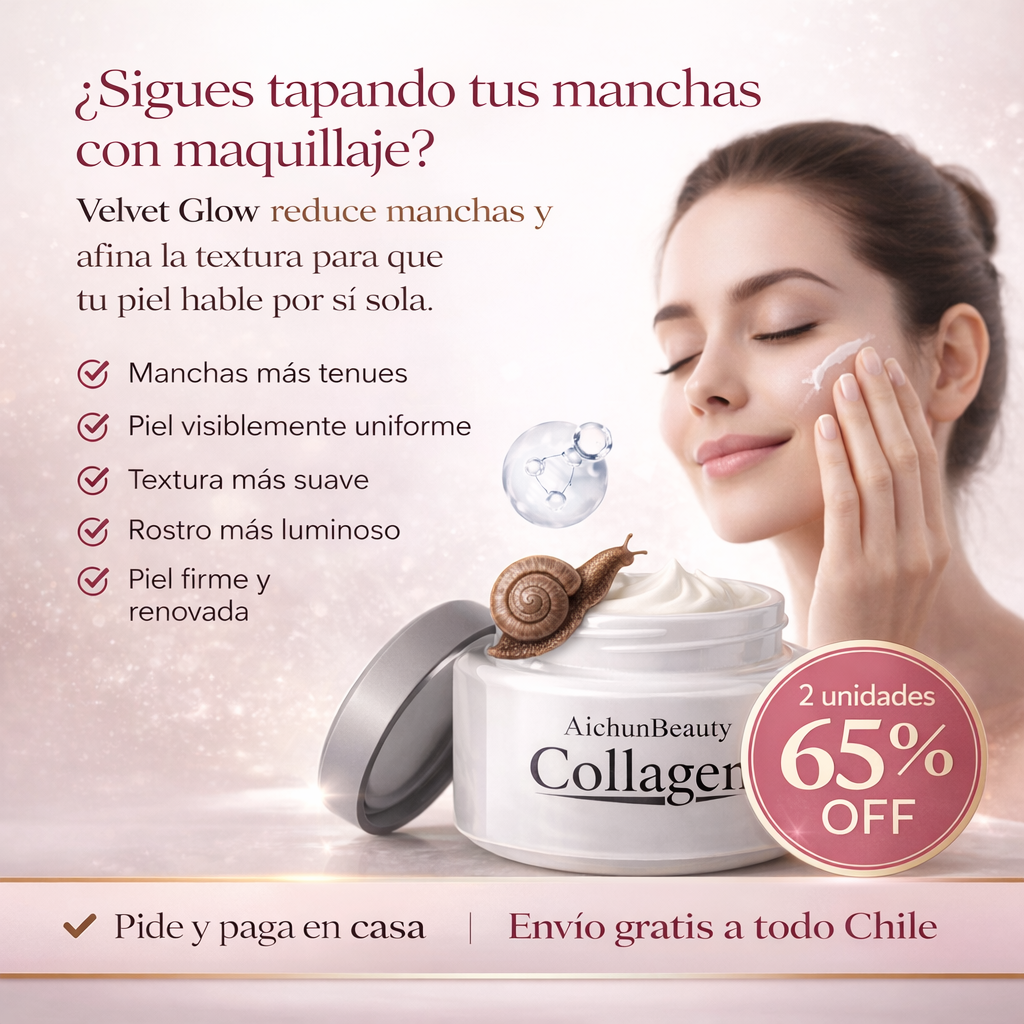 Velvet Glow 🤗💃 ¡Reduce manchas y afina la textura de tu piel!