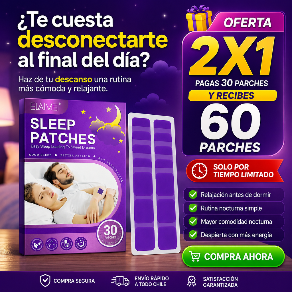 DreamPatch 2X1 - ¡Sueño Cómodo y Reparador!