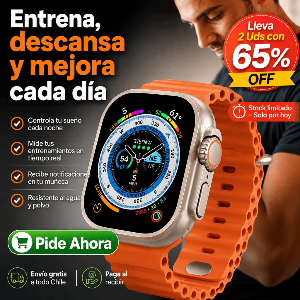 Smartwatch 8 Ultra - ¡Entrena, descansa y mejora cada día!