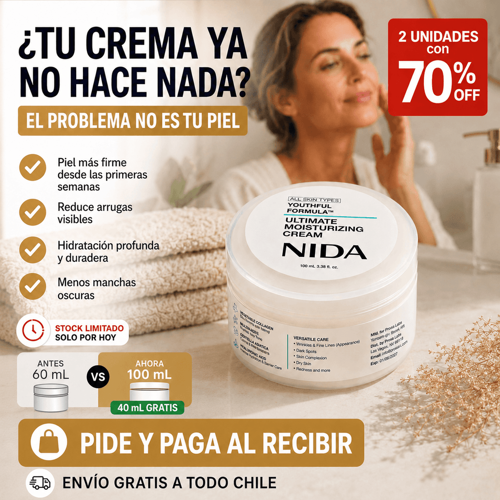 Nida Renove - ¡Hidratación profunda que suaviza arrugas visibles!
