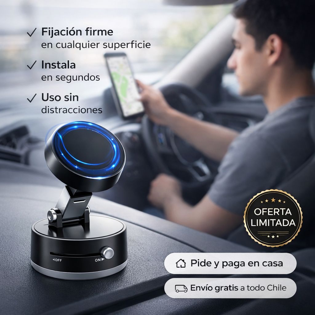 MagnoGrip📲 ¡Fijación firme en cualquier superficie!