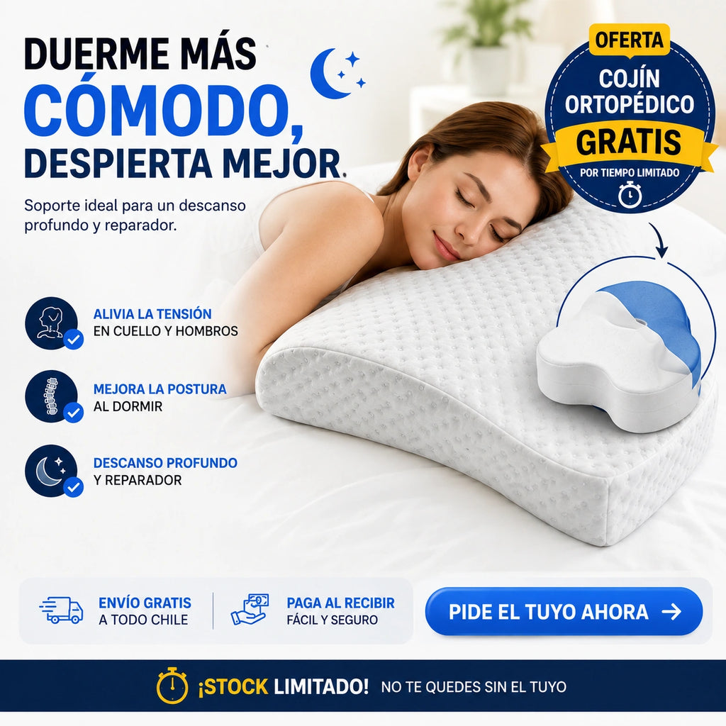 PosturaPlus - ¡Cuello alineado, sueño reparador!
