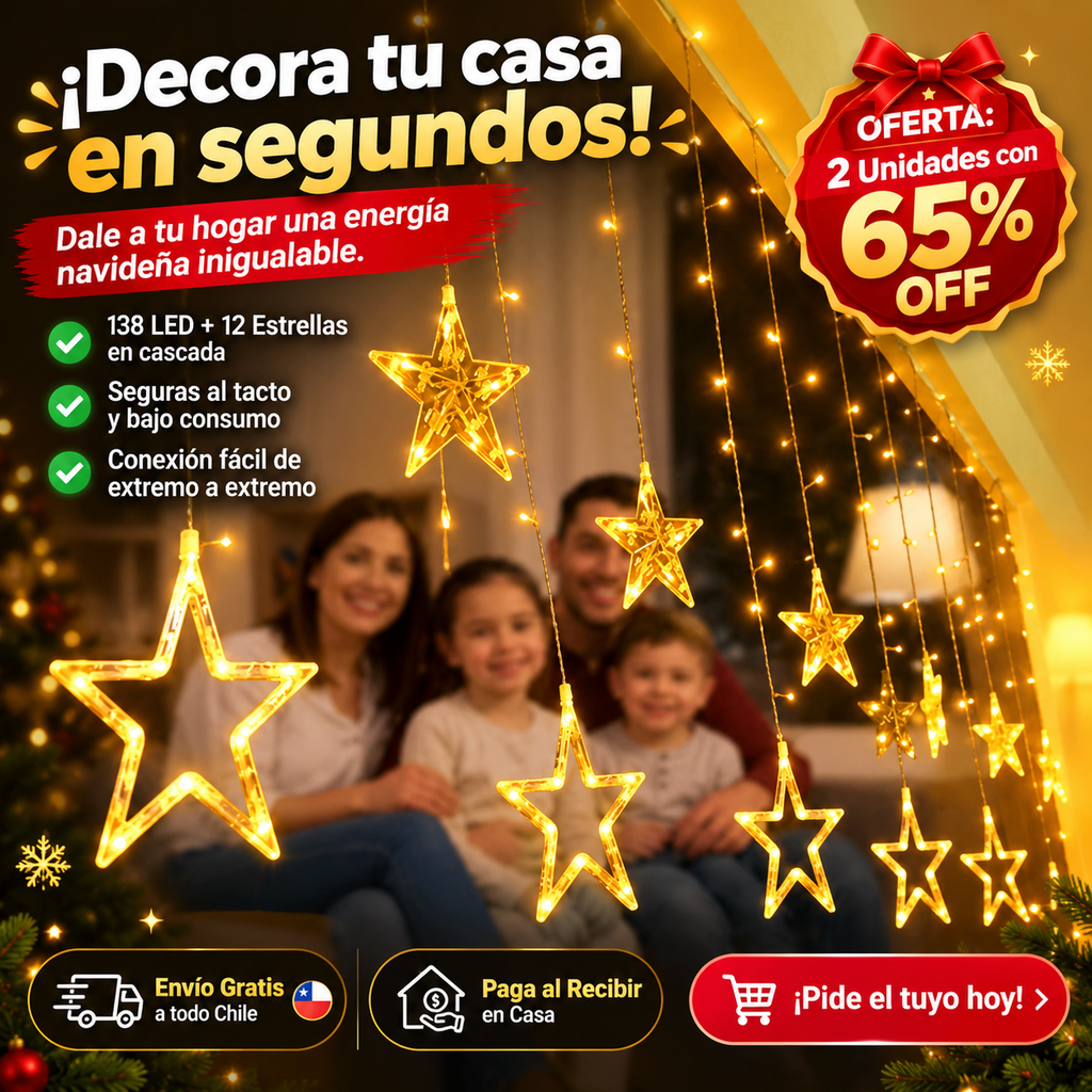 LumiStar Max - ¡Luces Navidad Impacto Total!