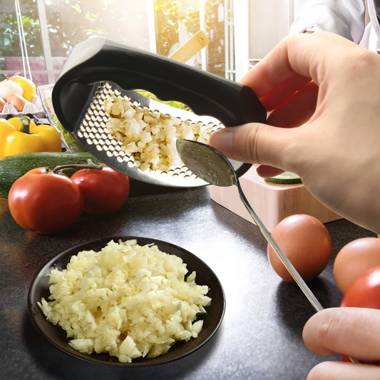 Prensa de ajo de acero inoxidable