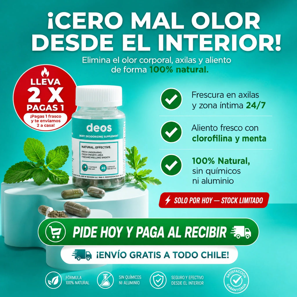 DEOS Fresh - !Elimina el mal olor y te mantiene limpio!