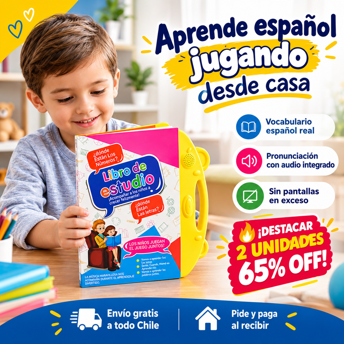 KidsHabla - ¡Aprende español jugando en casa!