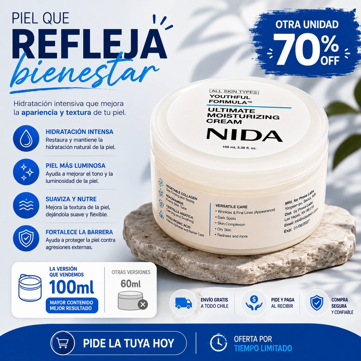 Nida Renove - ¡Hidratación profunda que suaviza arrugas visibles!